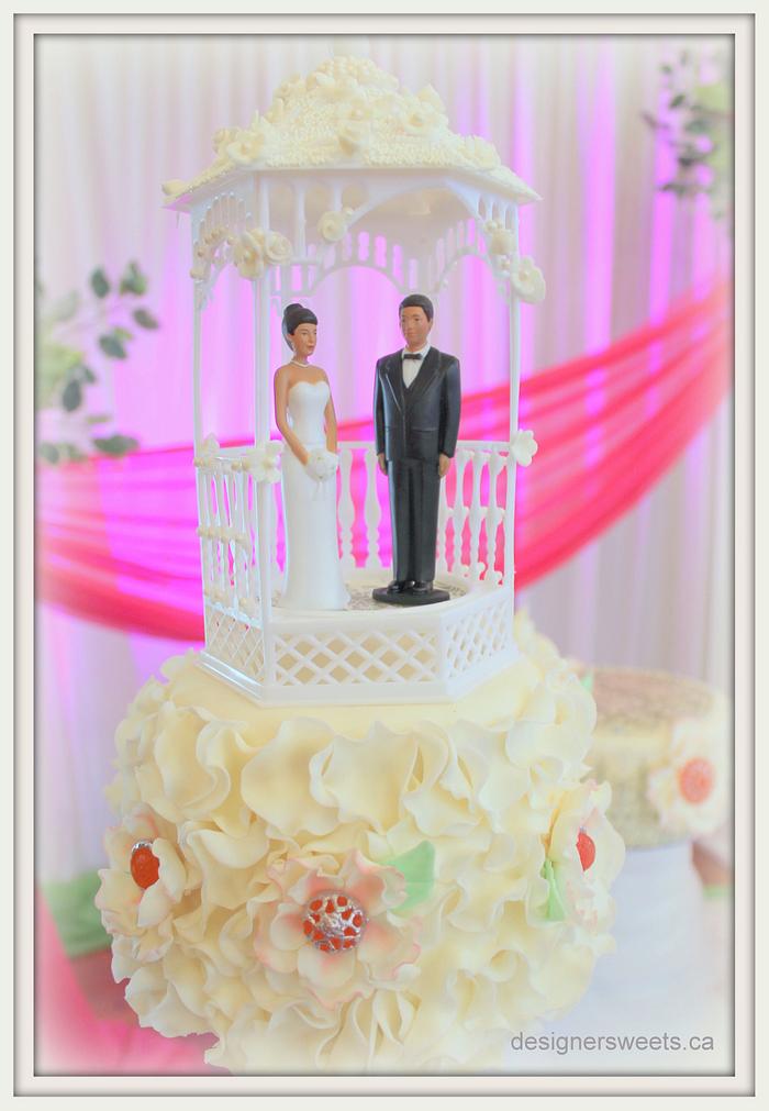 Island Destinaion Wedding Cake