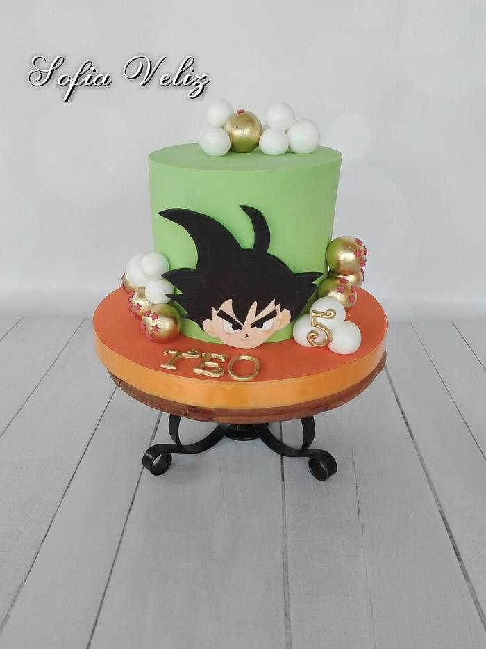 Goku Niño - Decorated Cake by Sofia veliz - CakesDecor