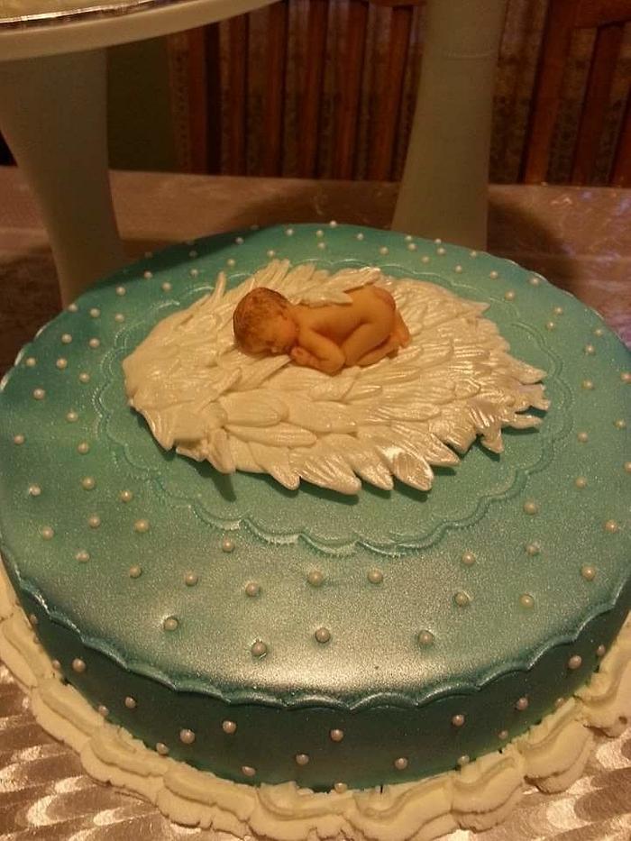 Baptism cake 