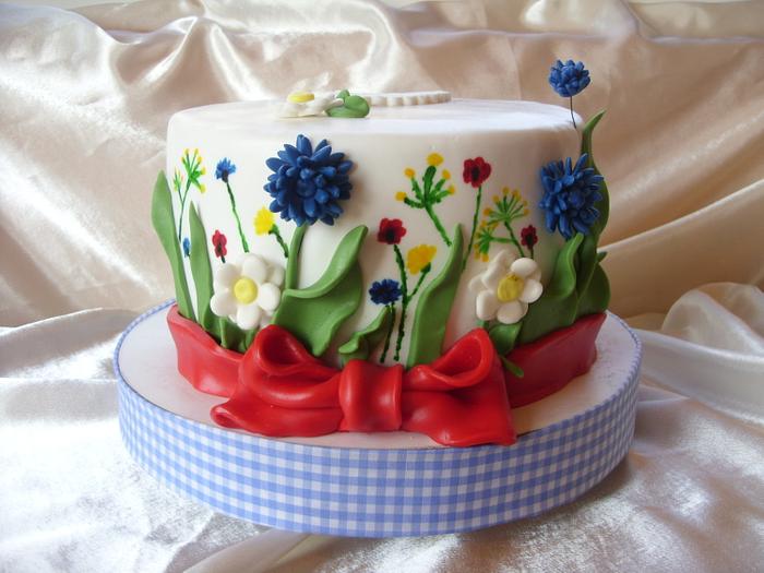 Wild Flowers Cake