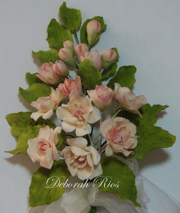 Cherry blossom gumpaste arrangement