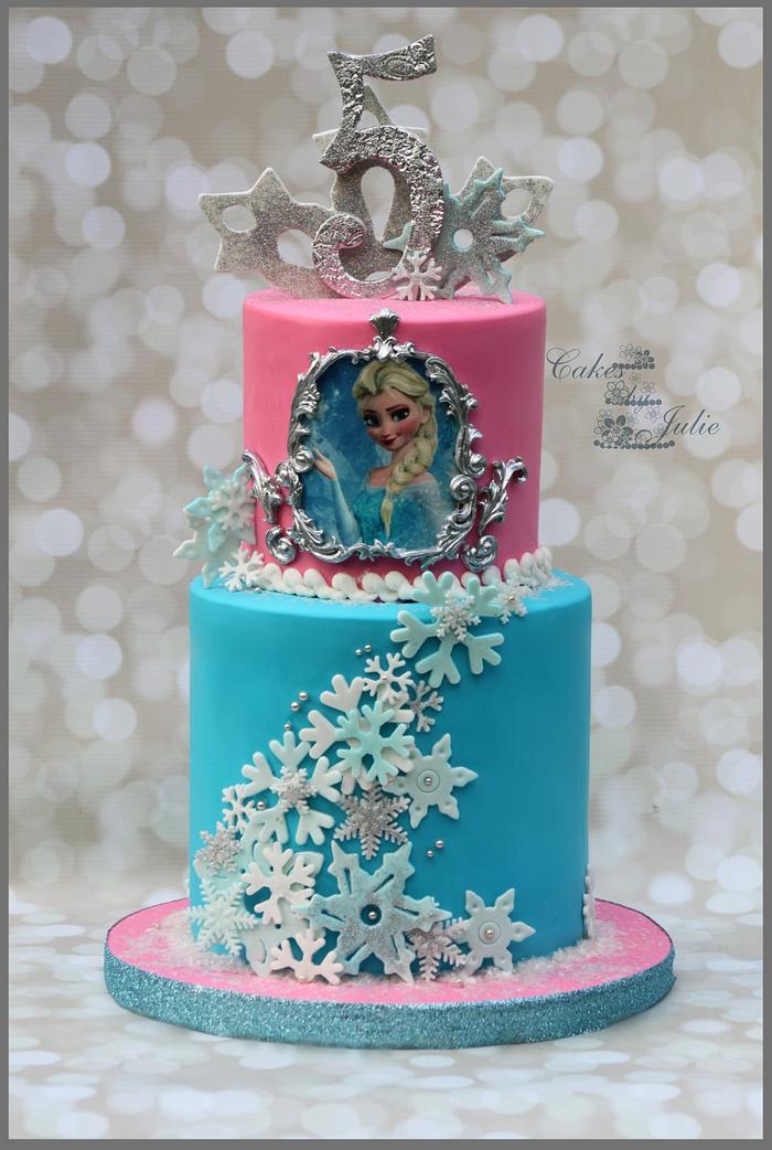 Frozen Birthday Cake!