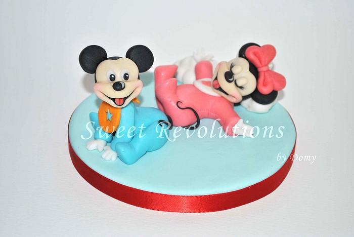 Baby Minnie & Mickey <3