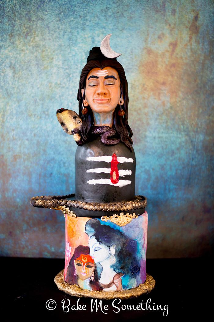 Lord Shiva Decorated Cake by bakemesomething CakesDecor