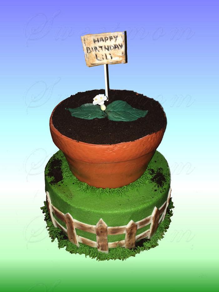 Planter cake