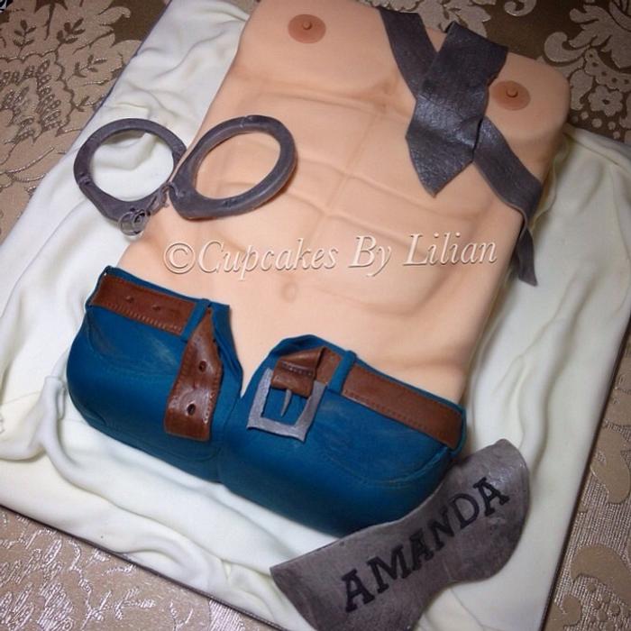 Fifty Shades Of Grey Cake