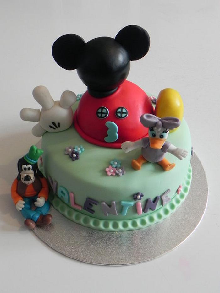 cake mickey and friends 
