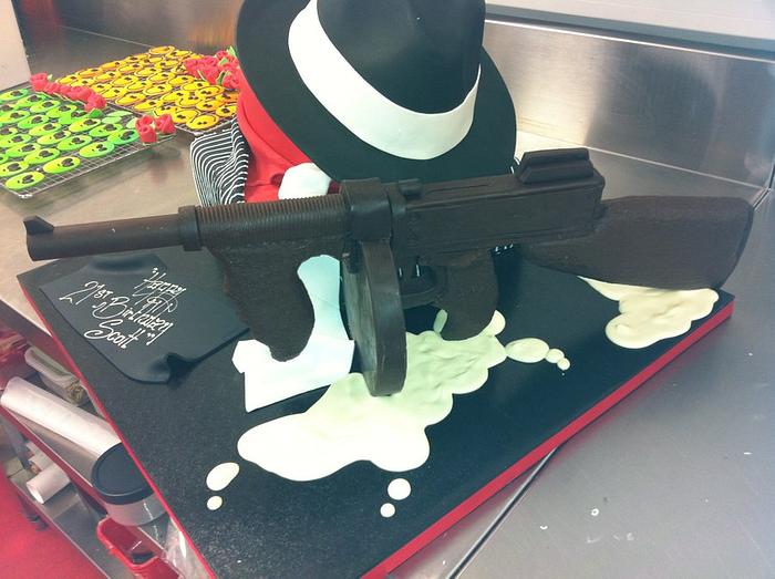 Chocolate tommy gun
