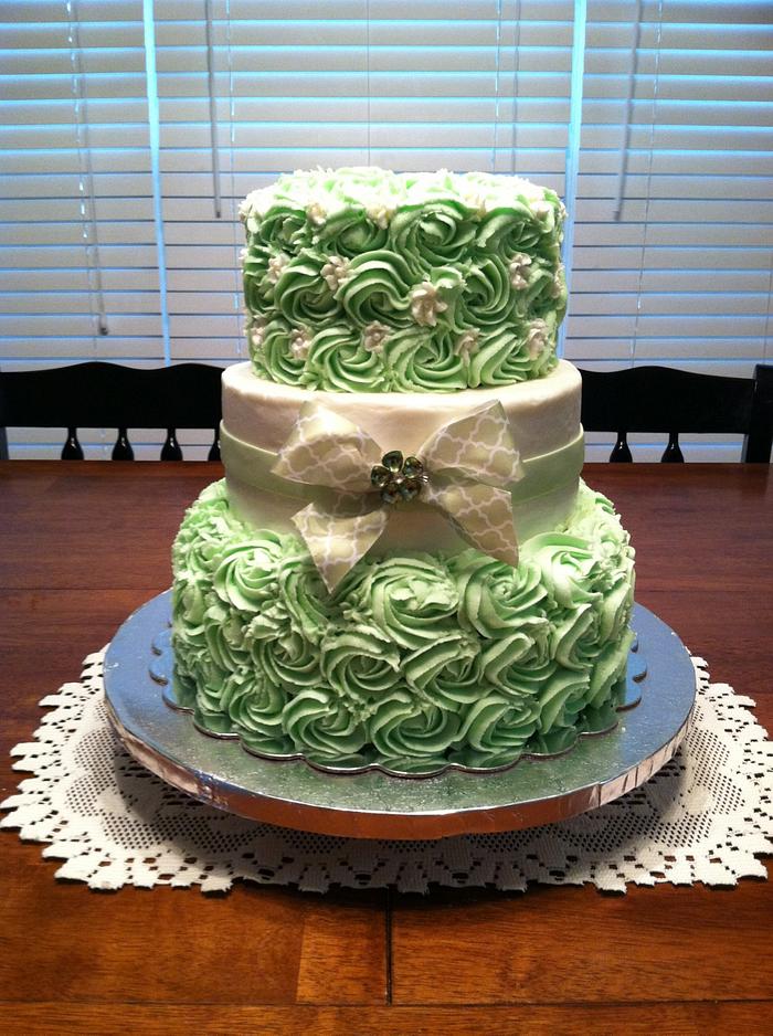 Caroline's Bridal Shower Cake