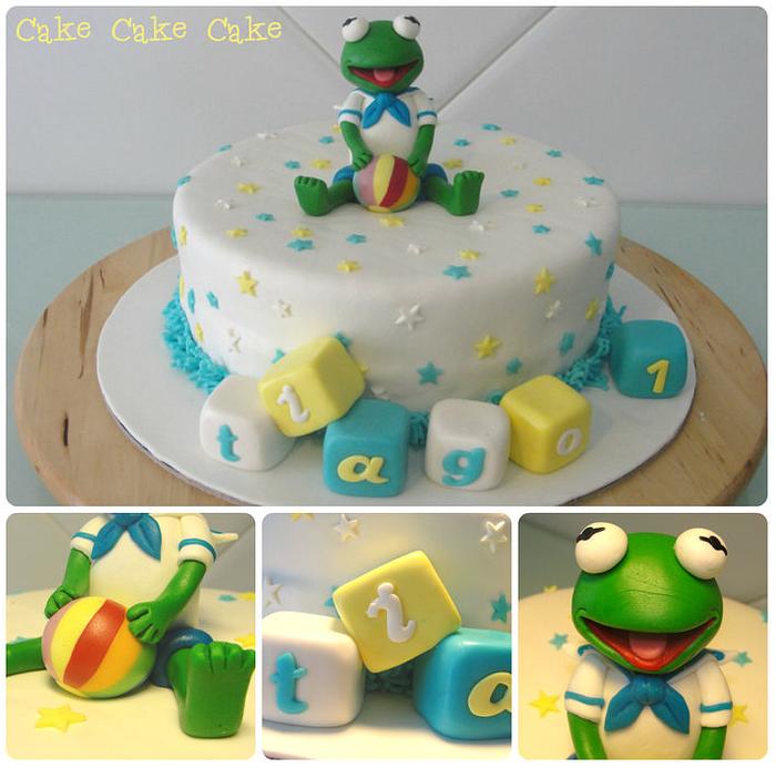 Baby Kermit Cake