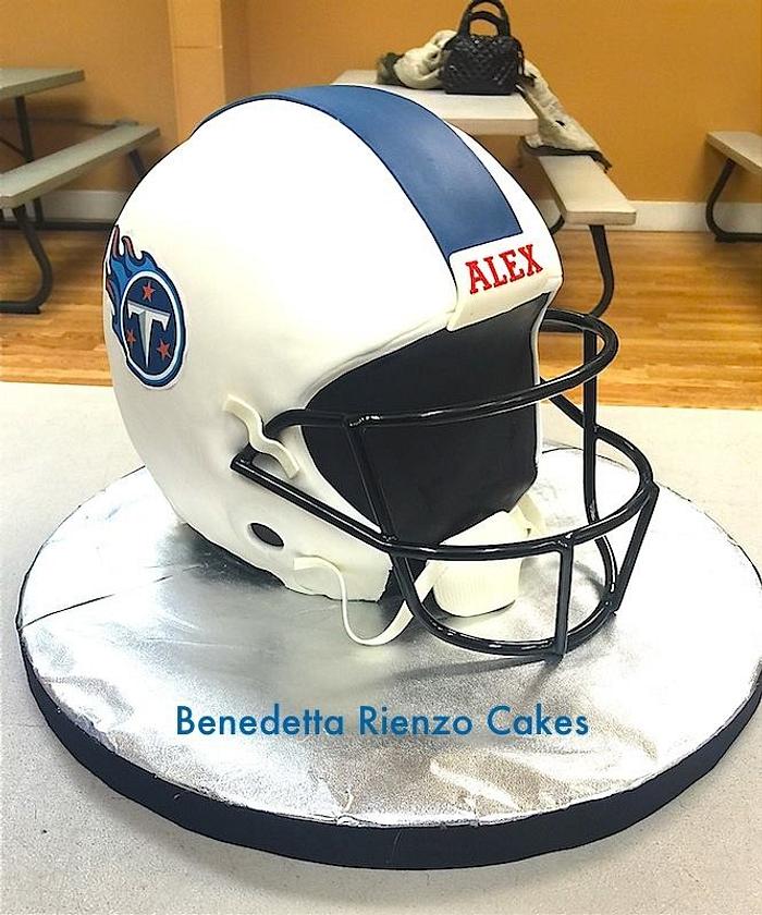 Tennessee Titans Football Helmet Cake