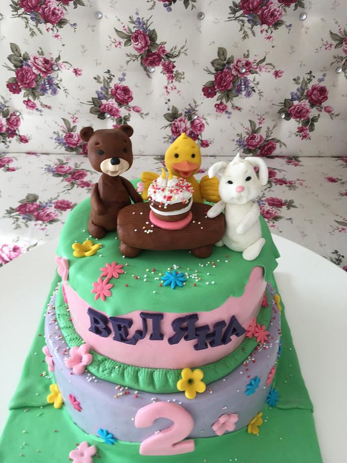Forever Friends Bear Cake | 30th Birthday Cake. Both head an… | Flickr