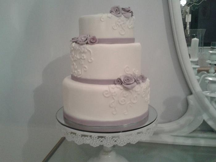 la prima wedding cake