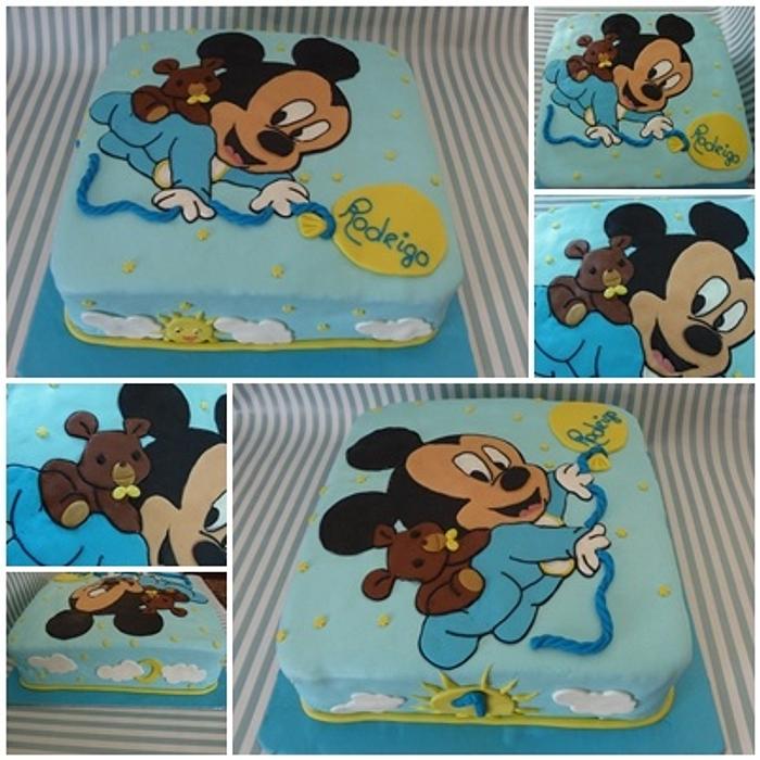 Baby Mickey Cake 
