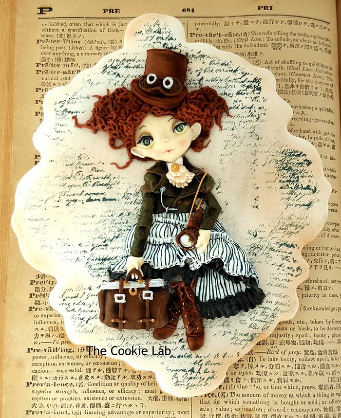 Travelling Girl Cookie......