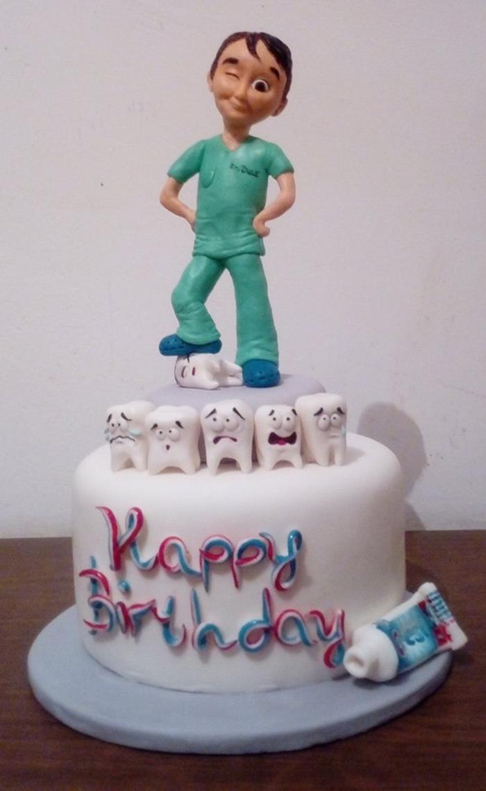 Dentist Birthday Cake