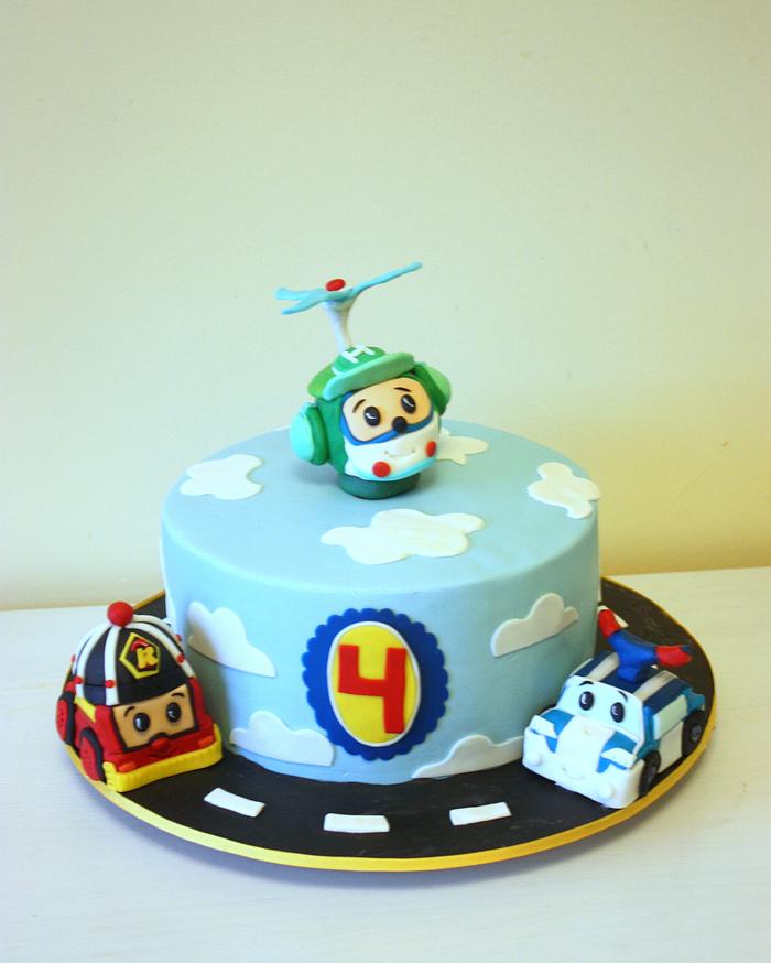 Boye cake with Robocars