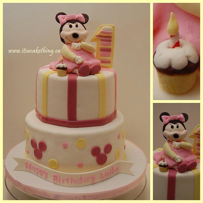 Minnie Mouse Birthday Cake 