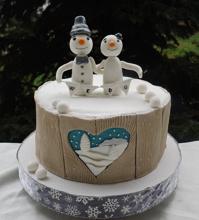 Funny wedding cake