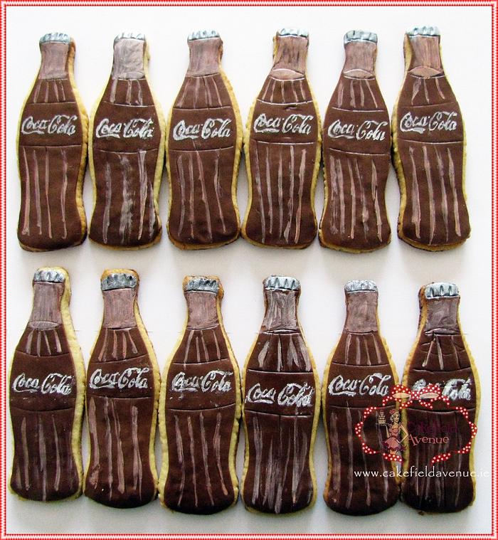 50s Coca Cola Bottle Cookies