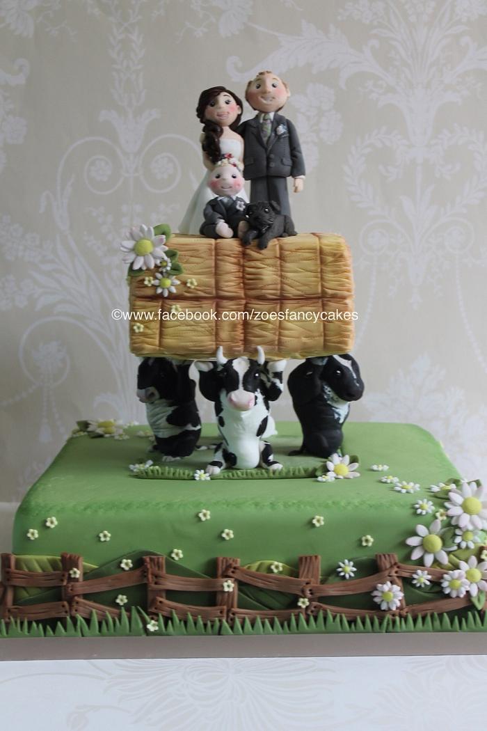 farmers wedding cake