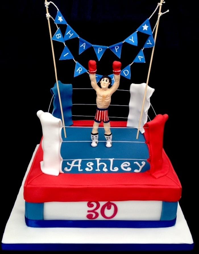 Rocky Balboa Boxing Ring Cake