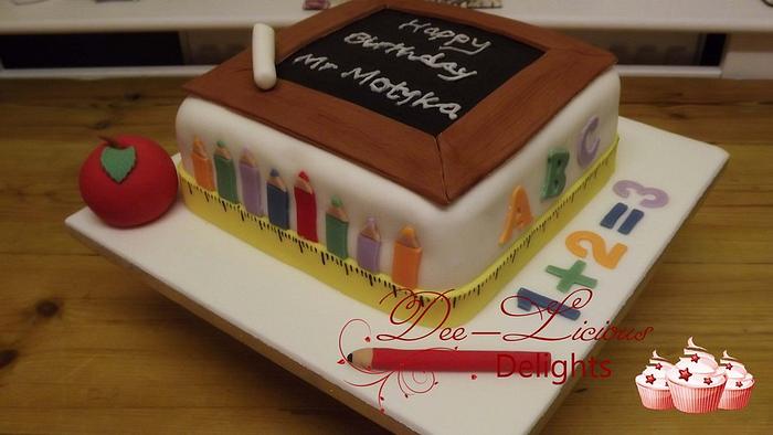 New Teacher Cake