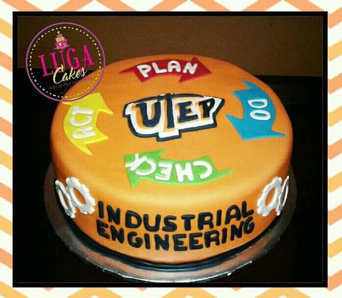 Industrial engineering cake