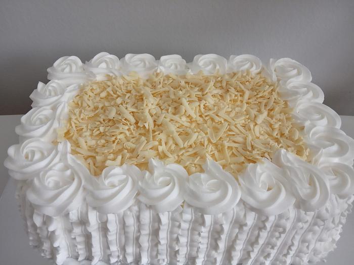 Whipped cream cake