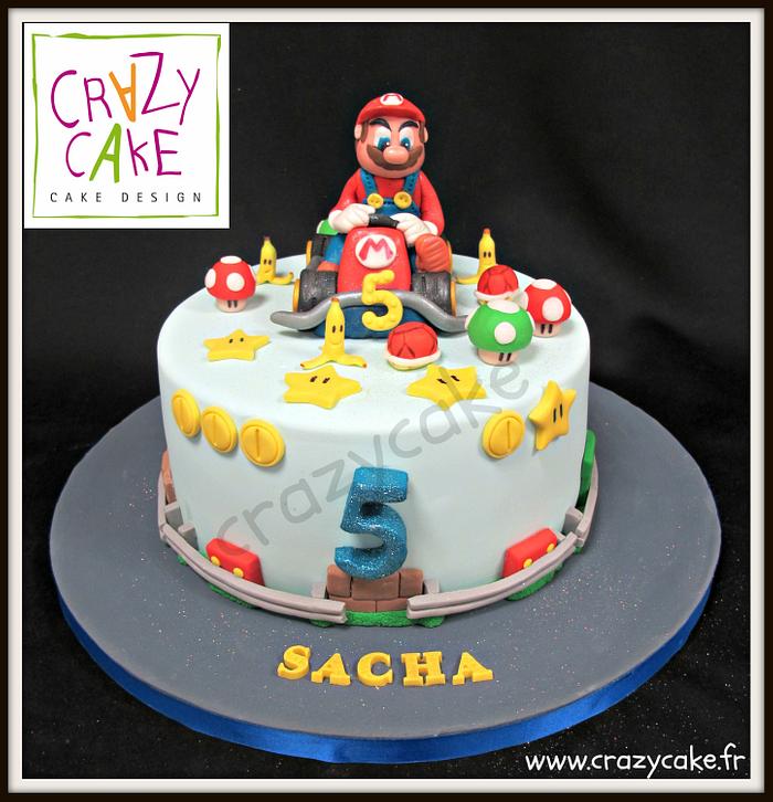 Mario Kart birthday cake