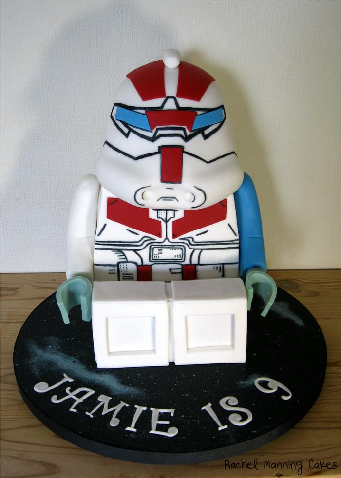 Star Wars Lego Man Cake