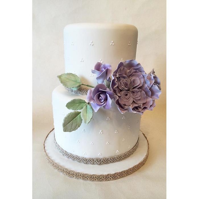 Small but sweet wedding cake!