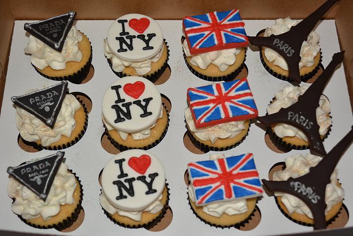 Fashion Cities Cupcakes 