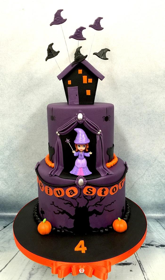 Spooky Sofia the first cake