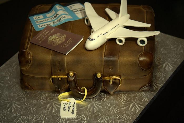 Suitcase Cake