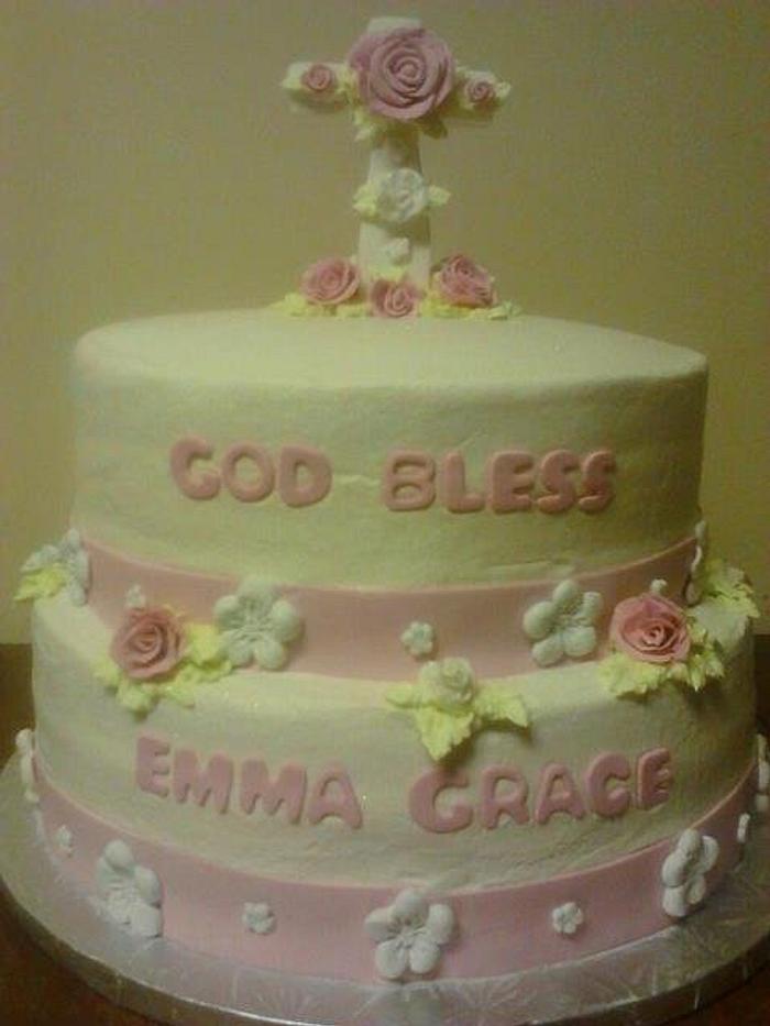 1st communion cake 