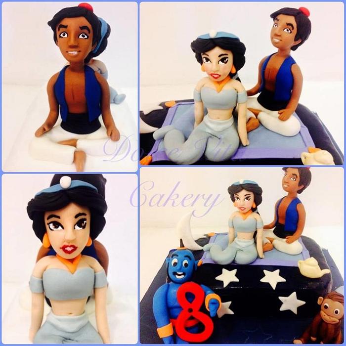 Aladdin themed cake