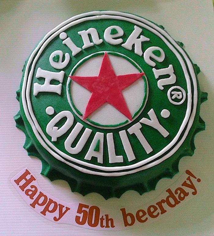 Heineken cake