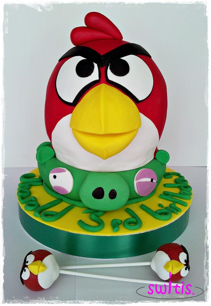 angry cake