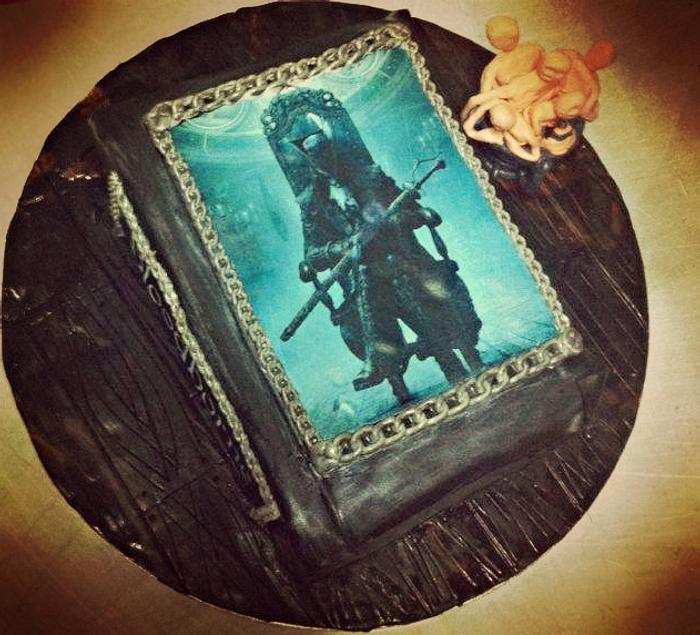 Bloodborne book cake