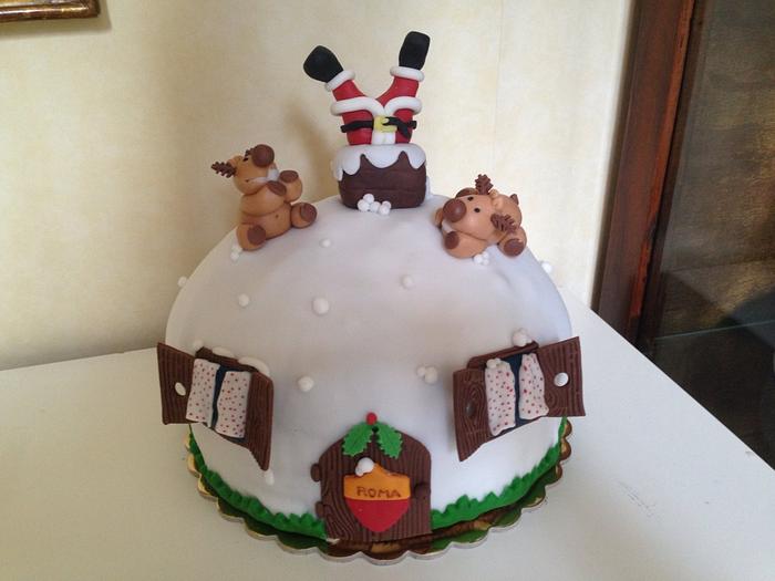 A cake for christmas