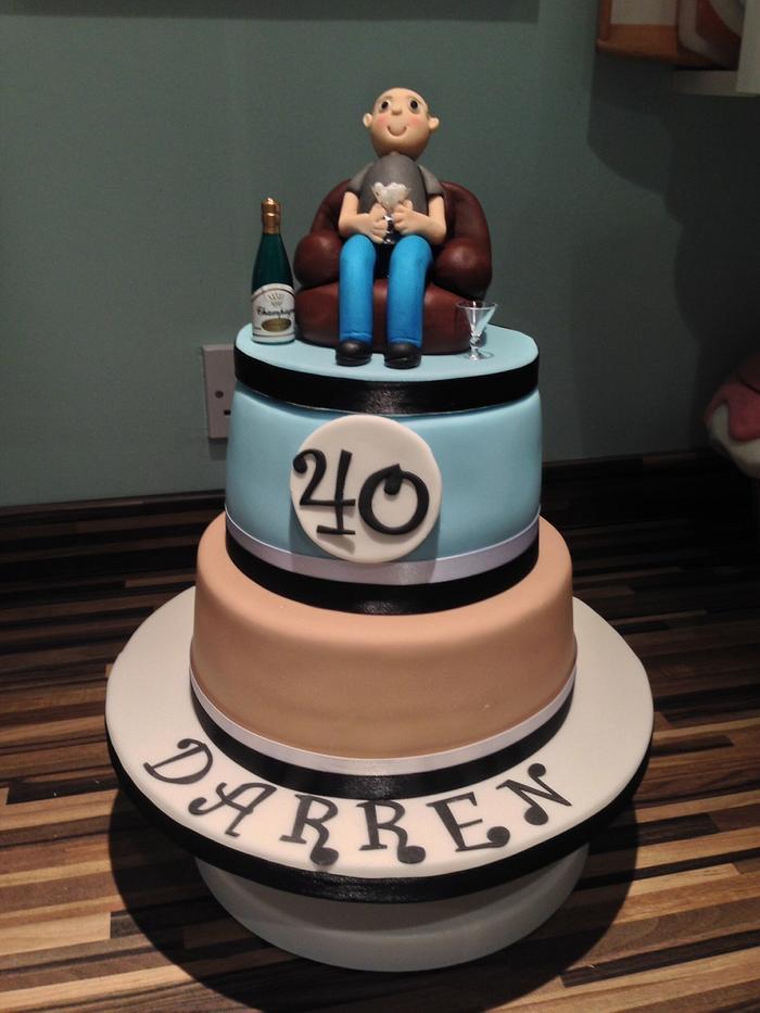 40 birthday cake
