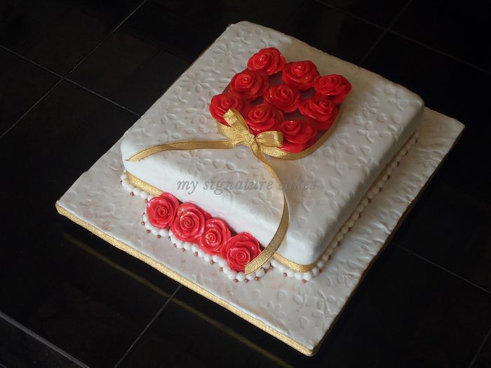 Red Rose cake.