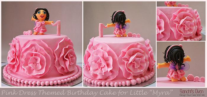 Birthday Cake for Little “Myra's first Birthday”