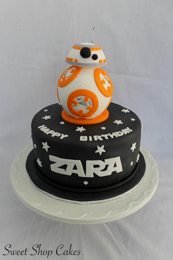 Star Wars BB-8 Birthday Cake