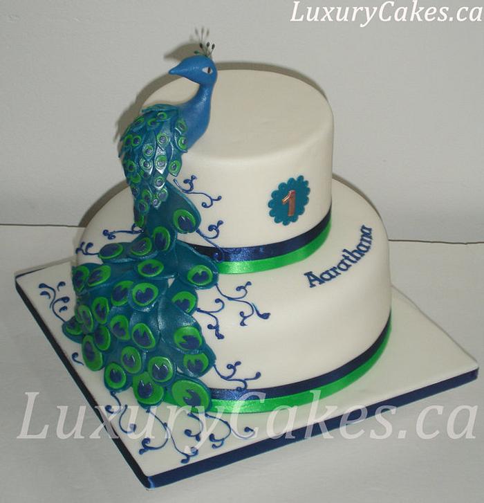 Peacock cake-3