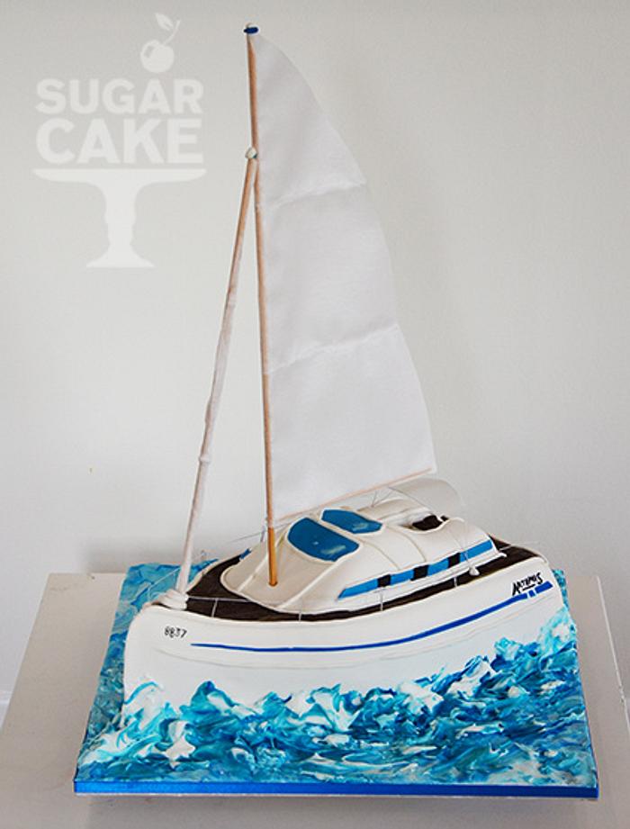 boat cake 