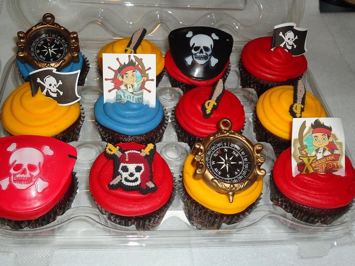Pirate cupcakes