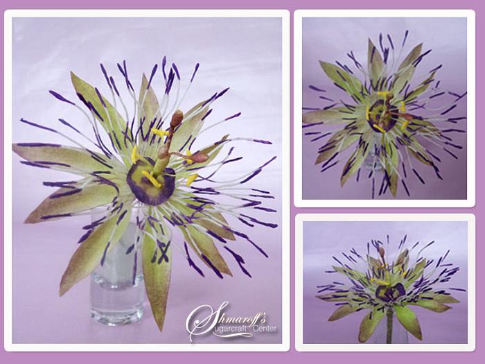 Passion Flower with Wafer Paper