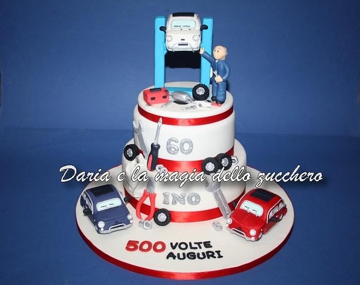 A car mechanic's cake | Made for a friends husband. | Flickr